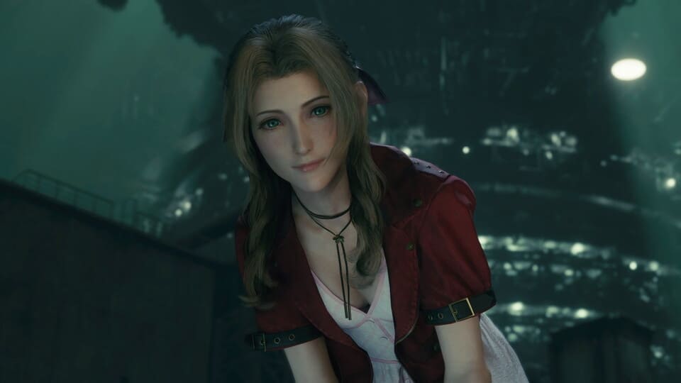 エアリス　前屈み